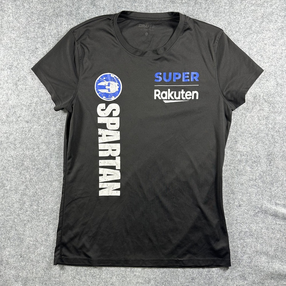Craft Spartan Super‎ Rakuten Finisher T-Shirt Medium Black Performance Athletic